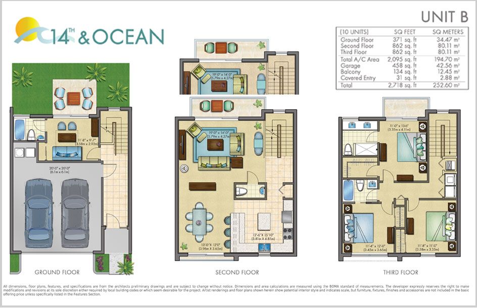 Photo of Floor Plan B in Pompano Beach, FL 33062