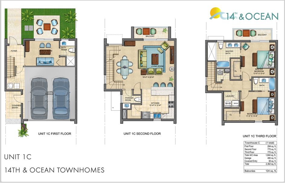 Photo of Floor Plan C in Pompano Beach, FL 33062