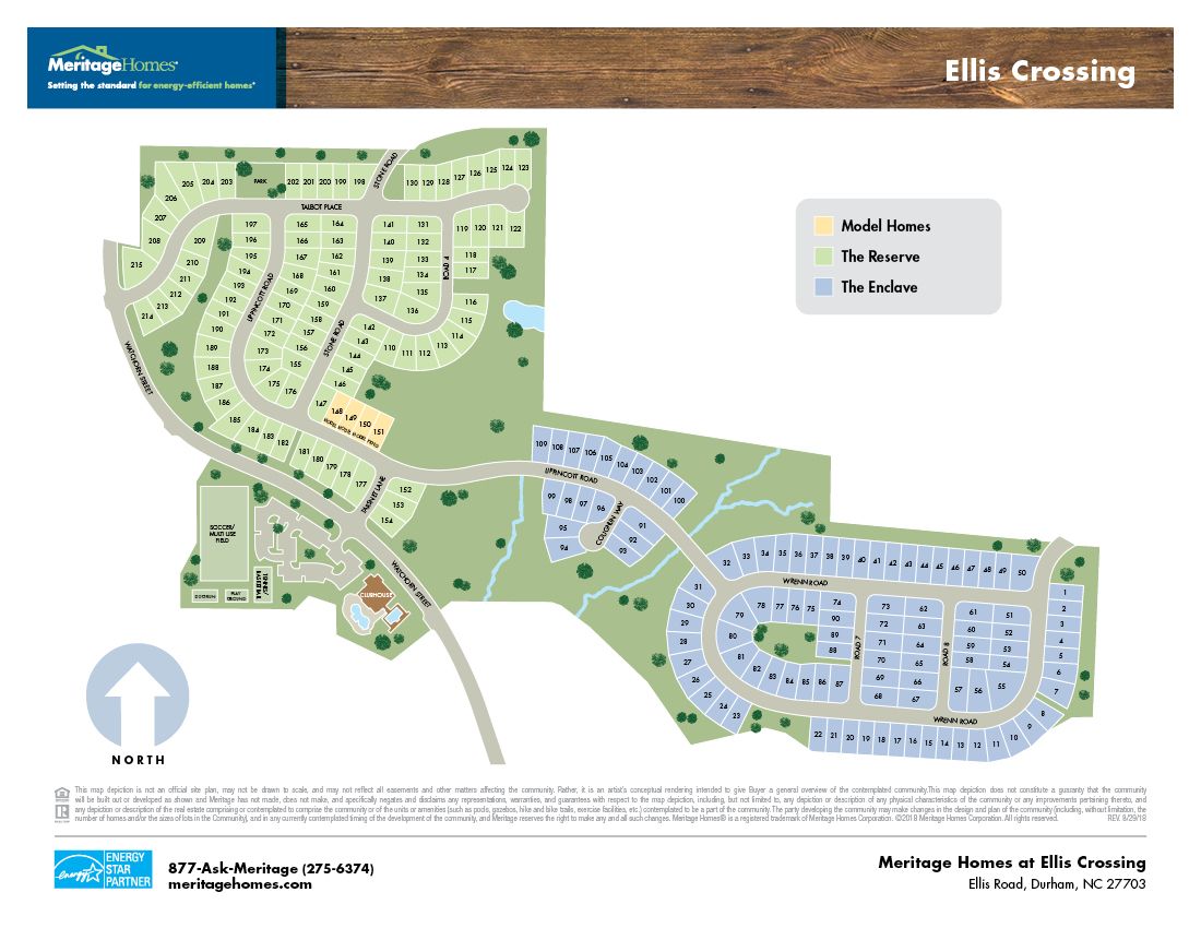 Ellis Crossing Enclave Collection New Homes In Durham Nc By